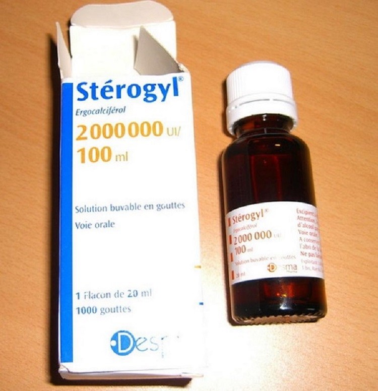 Vitamin D Sterogyl Cho Bé Từ 0-18 Tháng Của Pháp
