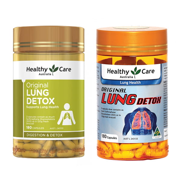Viên Thải Độc Phổi Healthy Care Original Lung Detox, Healthy Care Original Lung Detox, viên uống Healthy Care Original Lung Detox