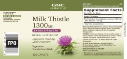Viên Uống GNC Milk Thistle 1300mg Của Mỹ