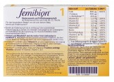 Vitamin Tổng Hợp Hỗ Trợ Bà Bầu Femibion 1 Của Đức