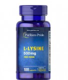 Viên uống hỗ trợ tiêu hóa Puritan's Pride L-Lysine 500mg của Mỹ