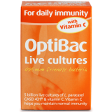 Viên uống Optibac For Daily Immunity With Vitamin C hỗ trợ miễn dịch