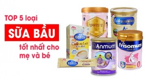 [Review] Top 5 loại sữa bầu tốt nhất hiện nay, vào con không vào mẹ