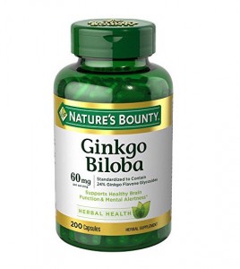 Viên uống Ginkgo Biloba 60mg Nature's Bounty của Mỹ