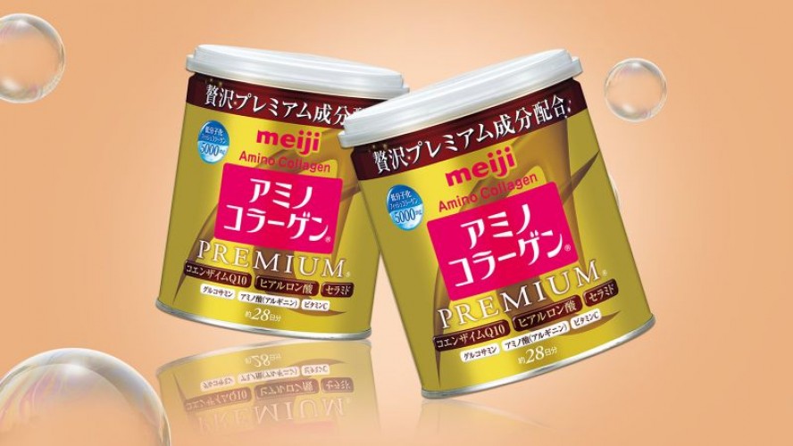 Amino Collagen Meiji Premium review có tốt không, thành phần, công dụng