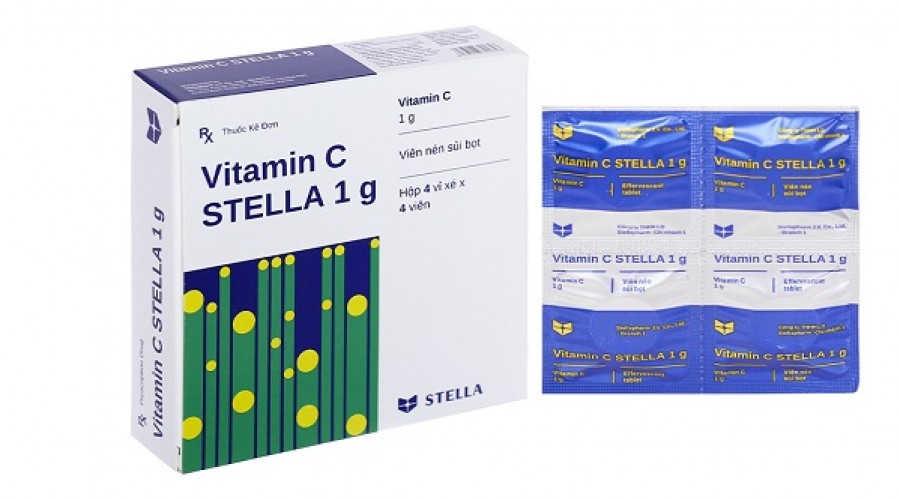 [Review] Vitamin C Stella 1g là thuốc gì? Có tác dụng điều trị bệnh gì?