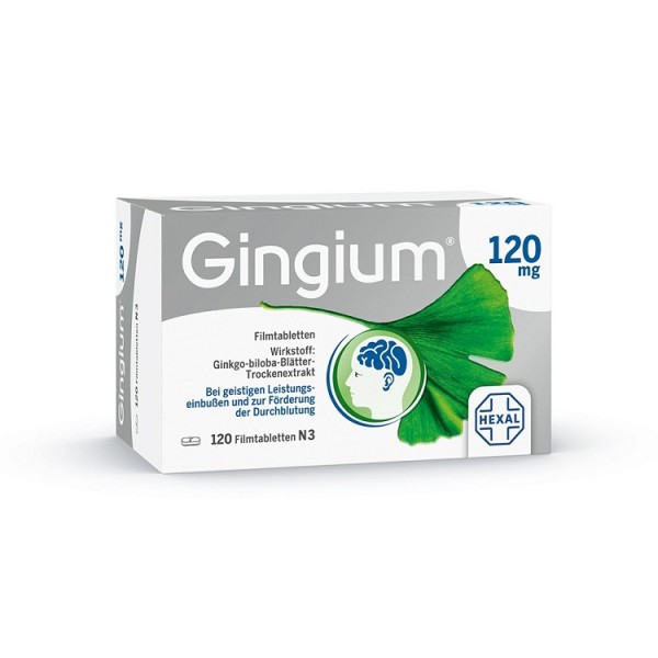 Gingium 120mg - Viên Uống Bổ Não Tăng Cường Trí Nhớ Của ĐỨC