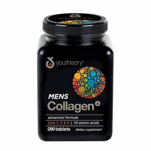 Viên Uống Collagen Cho Nam Youtheory Men's Type 1, 2 & 3