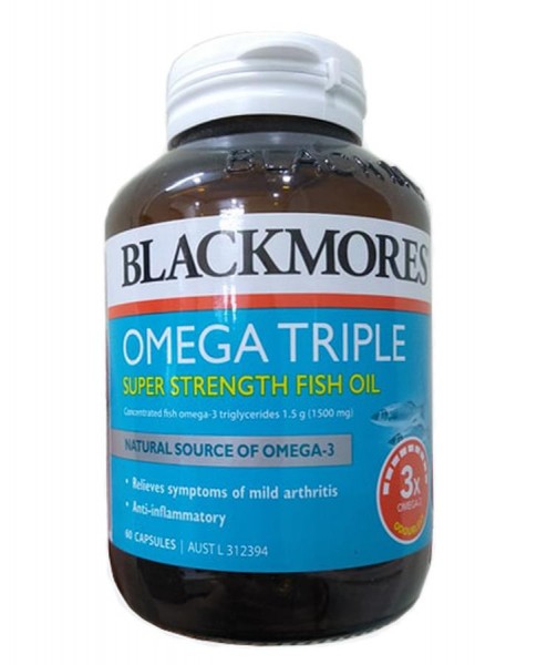 Dầu Cá Blackmores Omega Triple Của Úc