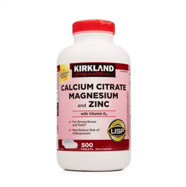 Viên Uống Kirkland Signature Calcium Citrate Magnesium And Zinc Của Mỹ