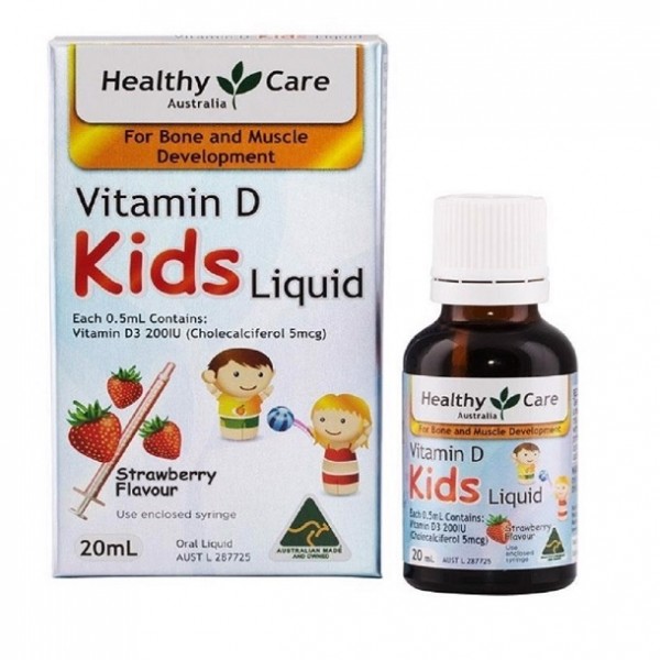 Vitamin D Dạng Nước Cho Trẻ Healthy Care Kids Liquid