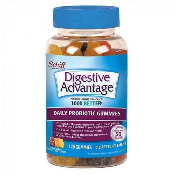 Kẹo Dẻo Hỗ Trợ Tiêu Hóa Schiff Digestive Advantage Probiotic