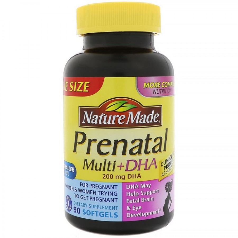 Viên Uống Nature Made Prenatal Multi + DHA