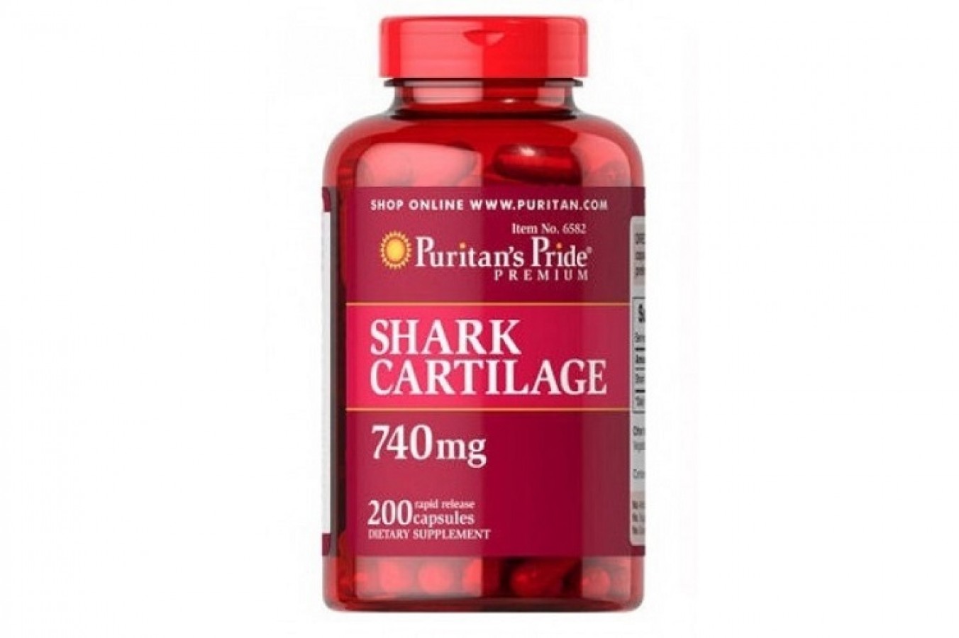 Viên Uống Shark Cartilage Puritan's Pride 740mg