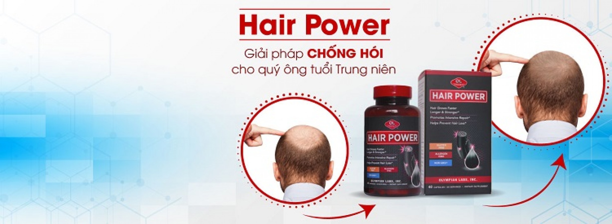 Viên Uống Hair Power Hỗ Trợ Mọc Tóc Của Mỹ