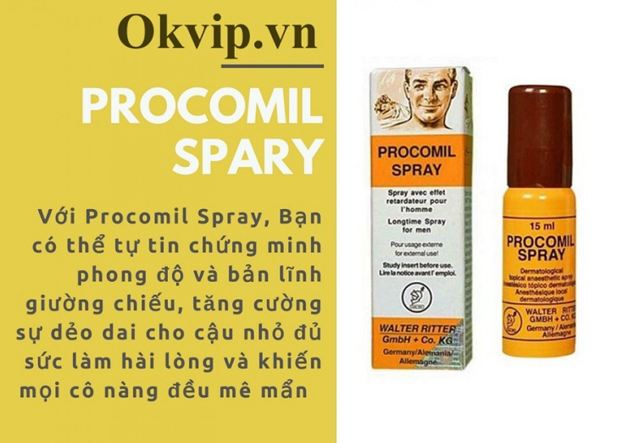 Chai Xịt Procomil Spray 15ml Của Đức