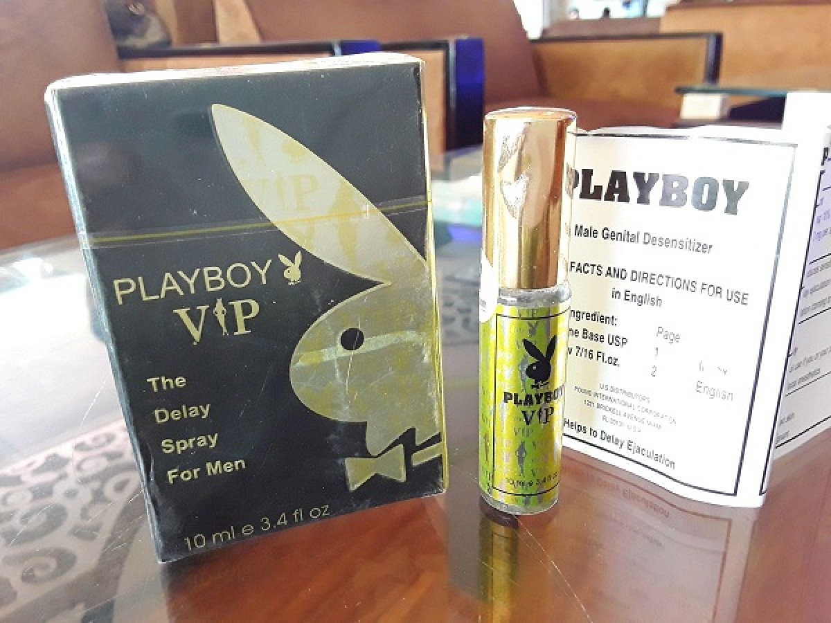 Chai Xịt Playboy Vip 10ml Chống Xuất Tinh Sớm Của Mỹ