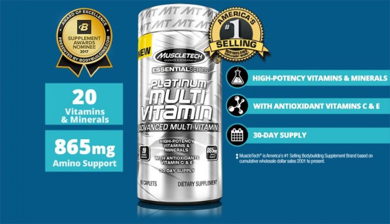 Vitamin Tổng Hợp Muscletech Platinum Multivitamin 90 Viên