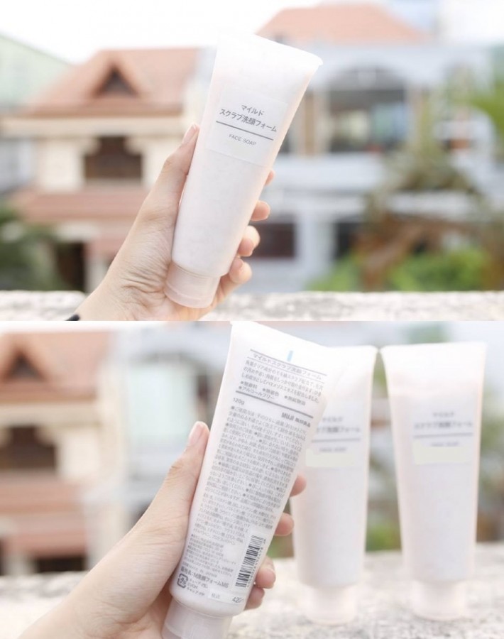 Sữa Rửa Mặt Muji Face Soap Nhật Bản 120g