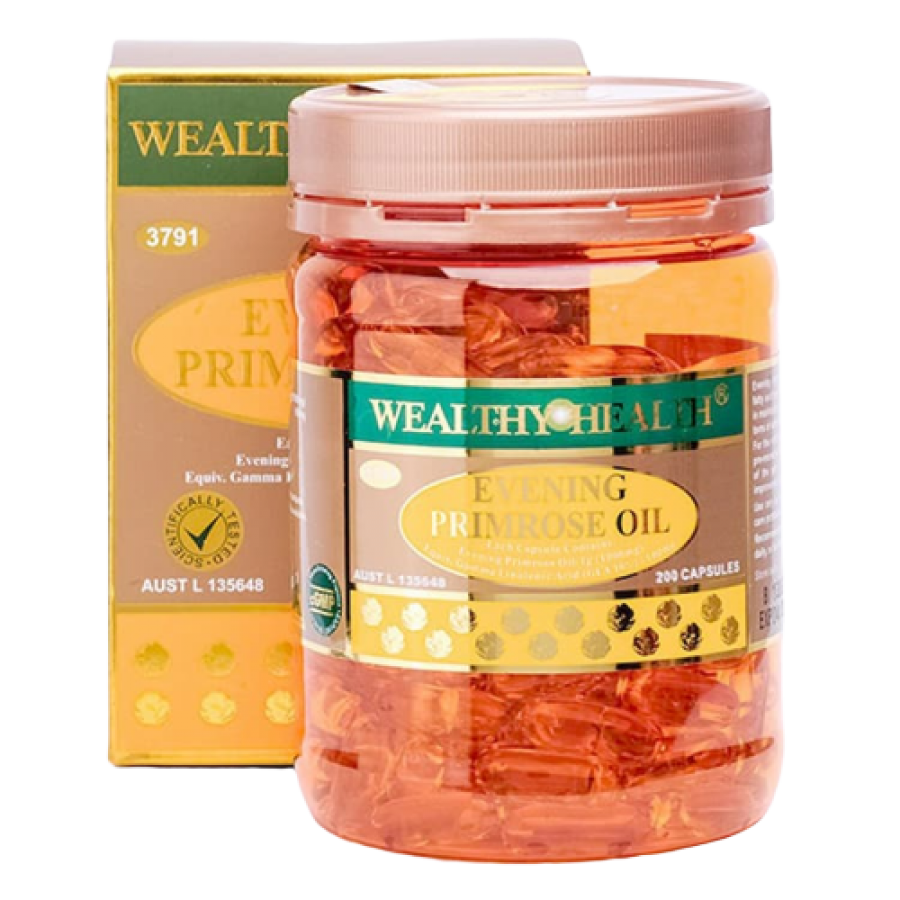 Tinh Dầu Hoa Anh Thảo Wealthy Health Evening Primrose Oil