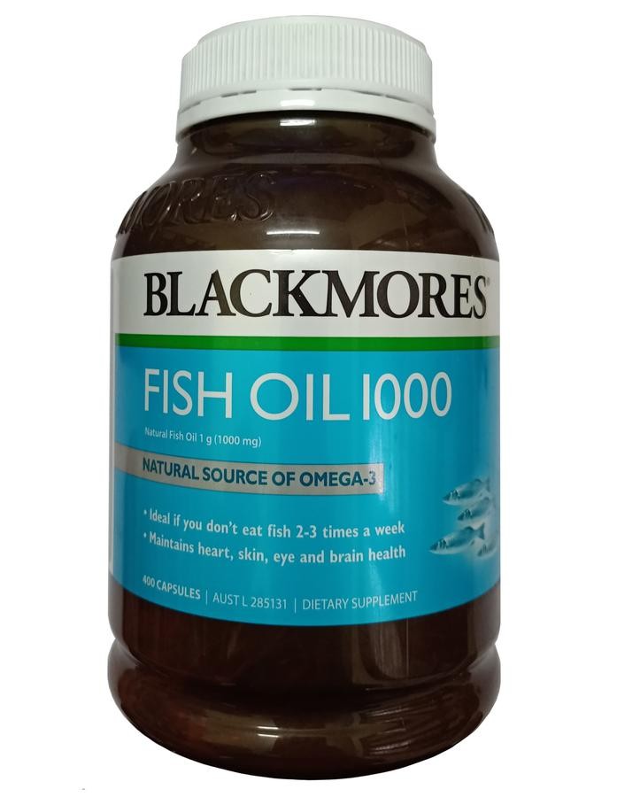 Dầu Cá Blackmores Fish Oil 1000mg Hộp 400 Viên