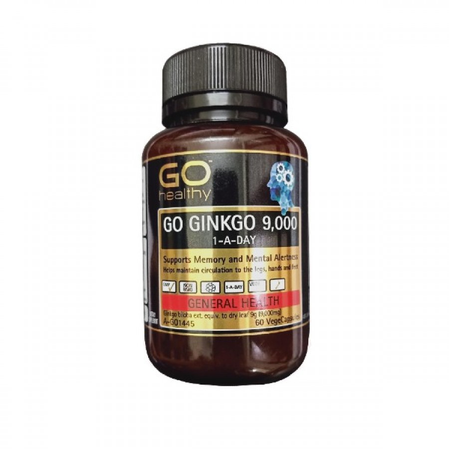 Viên Uống Go Healthy Go Ginkgo Hỗ Trợ Cải Thiện Trí Nhớ