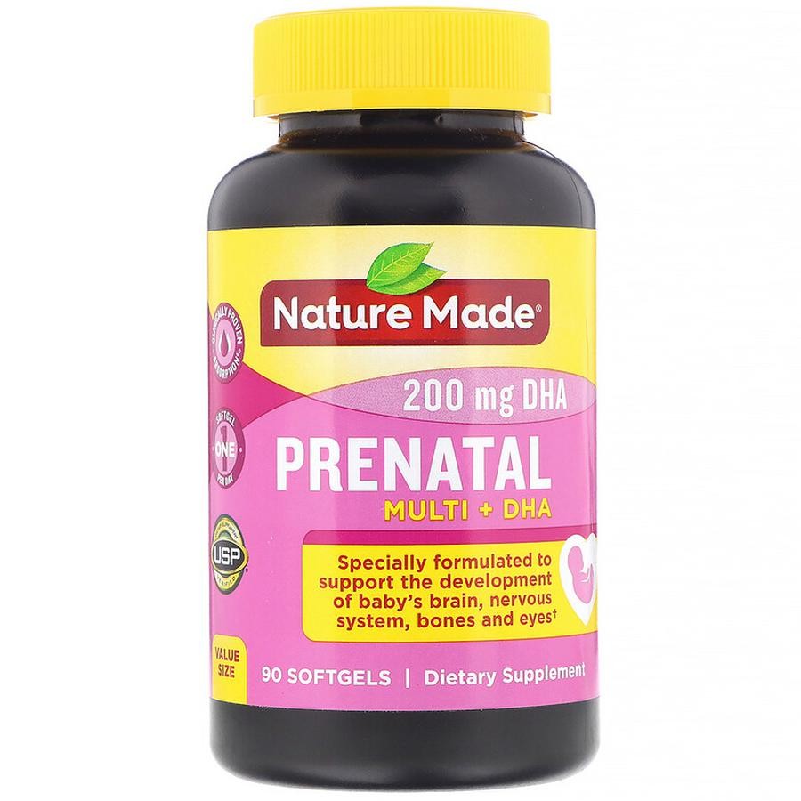 Viên Uống Nature Made Prenatal Multi + DHA