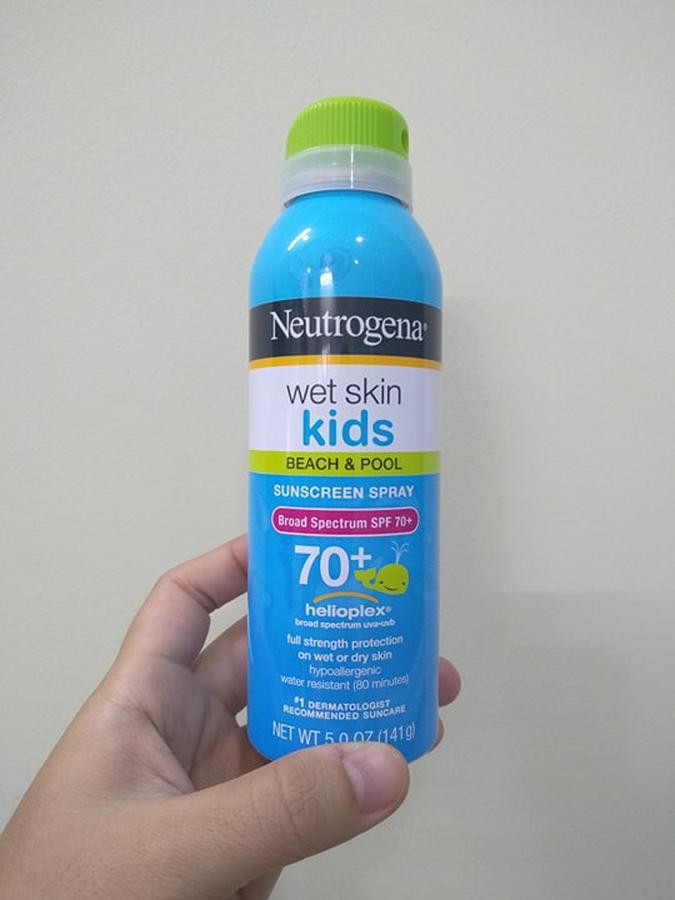 Kem Chống Nắng Neutrogena Wet Skin Kids SPF70