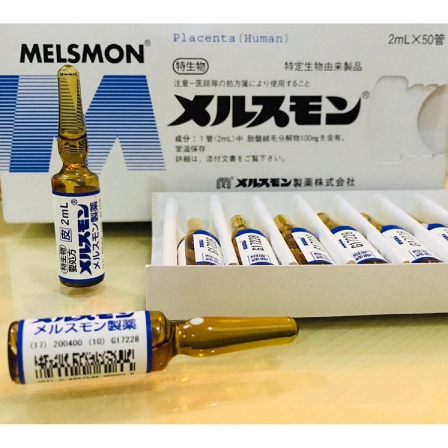 Tế Bào Gốc Melsmon Placenta Dạng Tiêm Nhật Bản