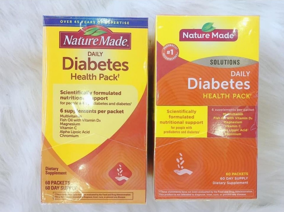 Viên Uống Diabetes Health Pack Chính Hãng Của Mỹ