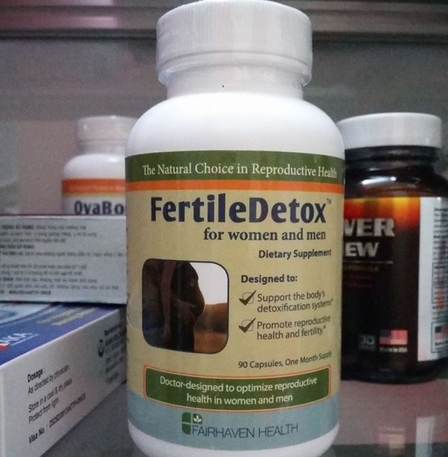 Viên Uống Thải Độc FertileDetox Hỗ Trợ Sinh Sản Nam Nữ