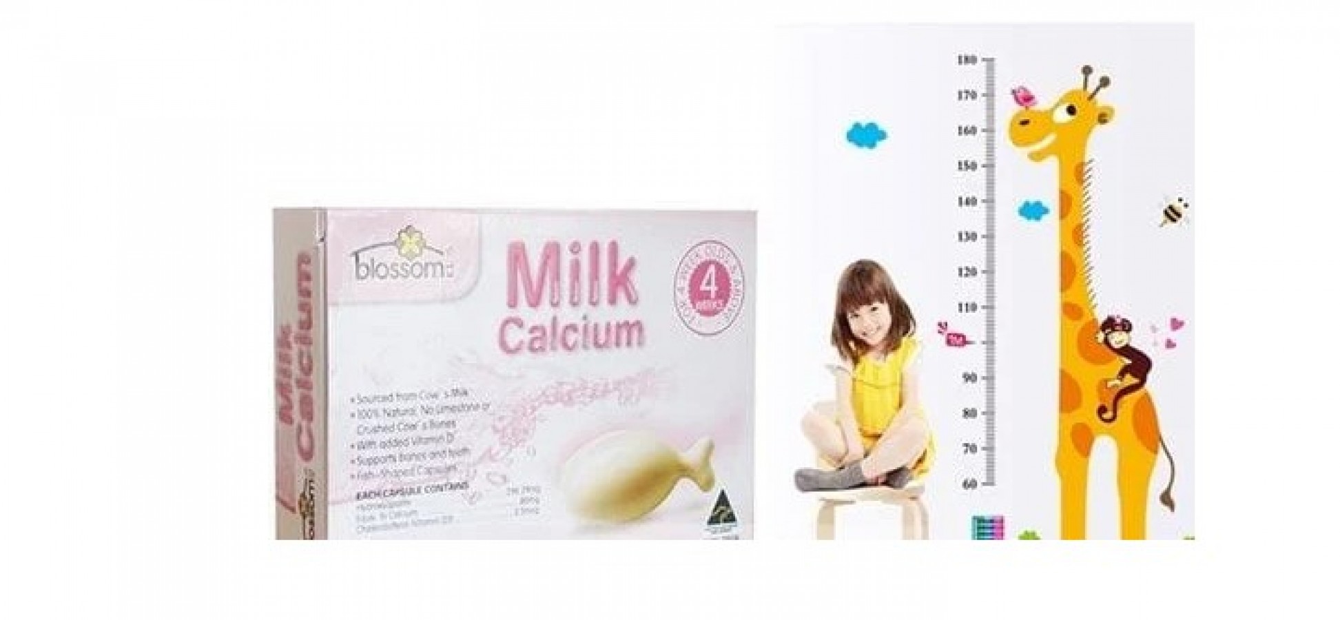 Canxi Milk Blossom Úc Cho Trẻ Trên 1 Tháng Tuổi