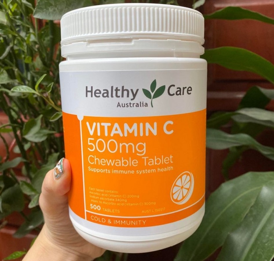 Viên Nhai Healthy Care Vitamin C 500mg Của Úc