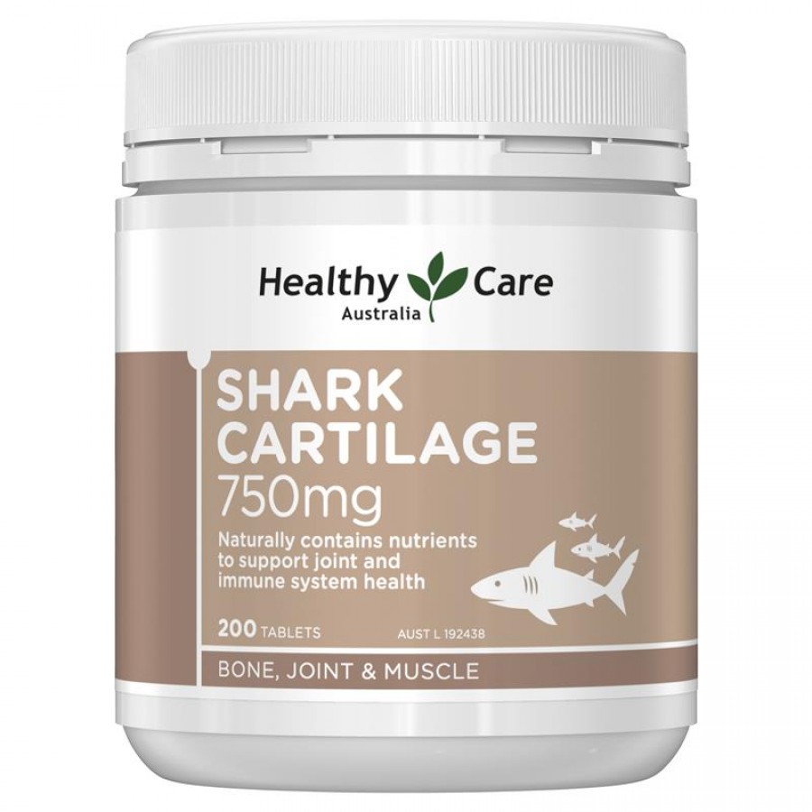 Viên Uống Bổ Xương Khớp Healthy Care Shark Cartilage 750mg
