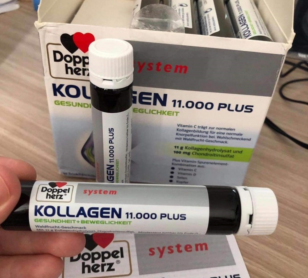 Collagen Thủy Phân Doppelherz Kollagen 11000 Plus