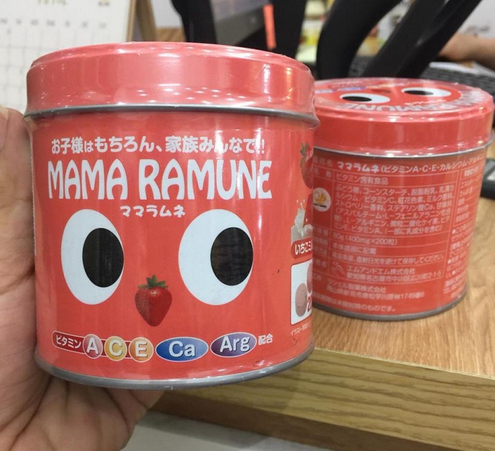 Kẹo Biếng Ăn Mama Ramune Của Nhật Bản