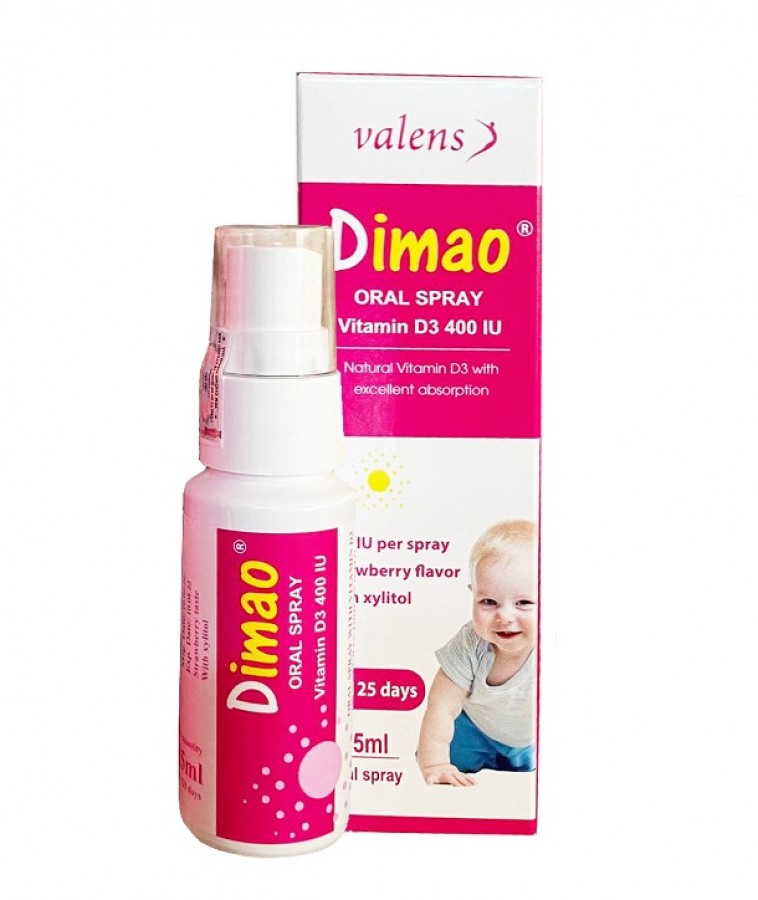 Vitamin D3 Dạng Xịt Dimao Hỗ Trợ Tăng Chiều Cao Cho Bé