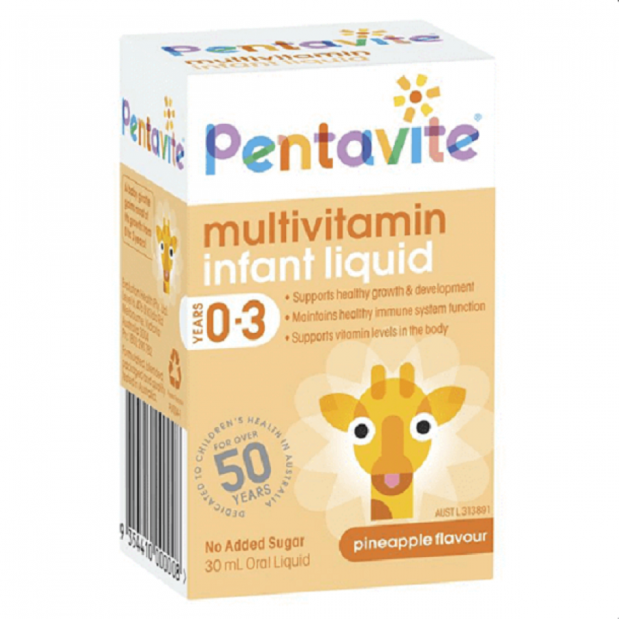 Pentavite Multivitamin - Vitamin Tổng Hợp Cho Bé 0-3 Tuổi 30ml