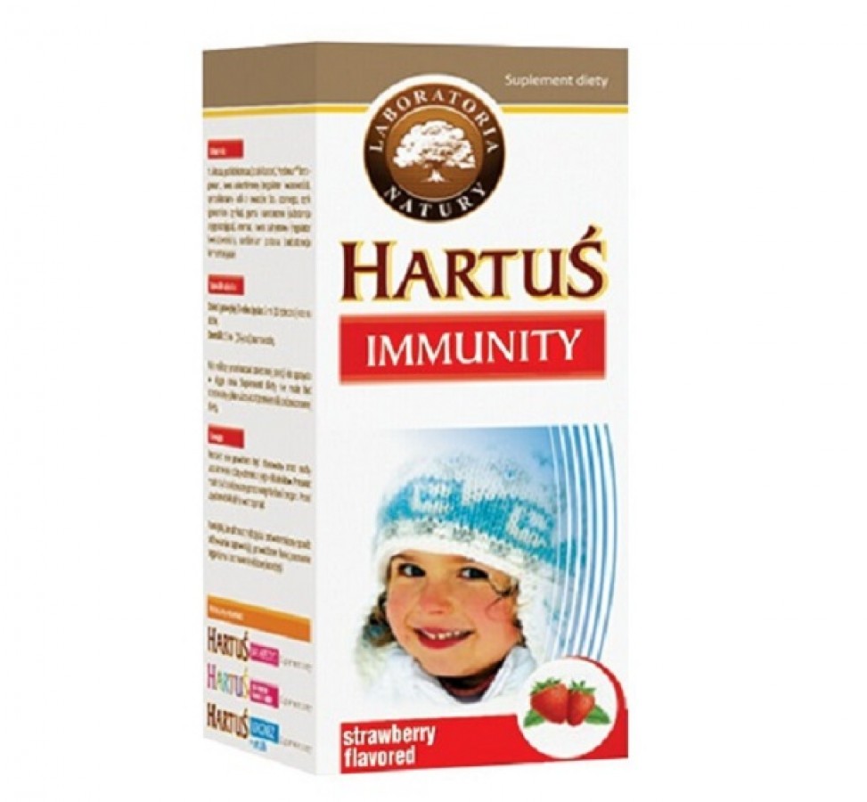 Hartus Immunity - Hỗ Trợ Tăng Cường Sức Khỏe Cho Trẻ Từ 4 Tháng Tuổi, 150ml