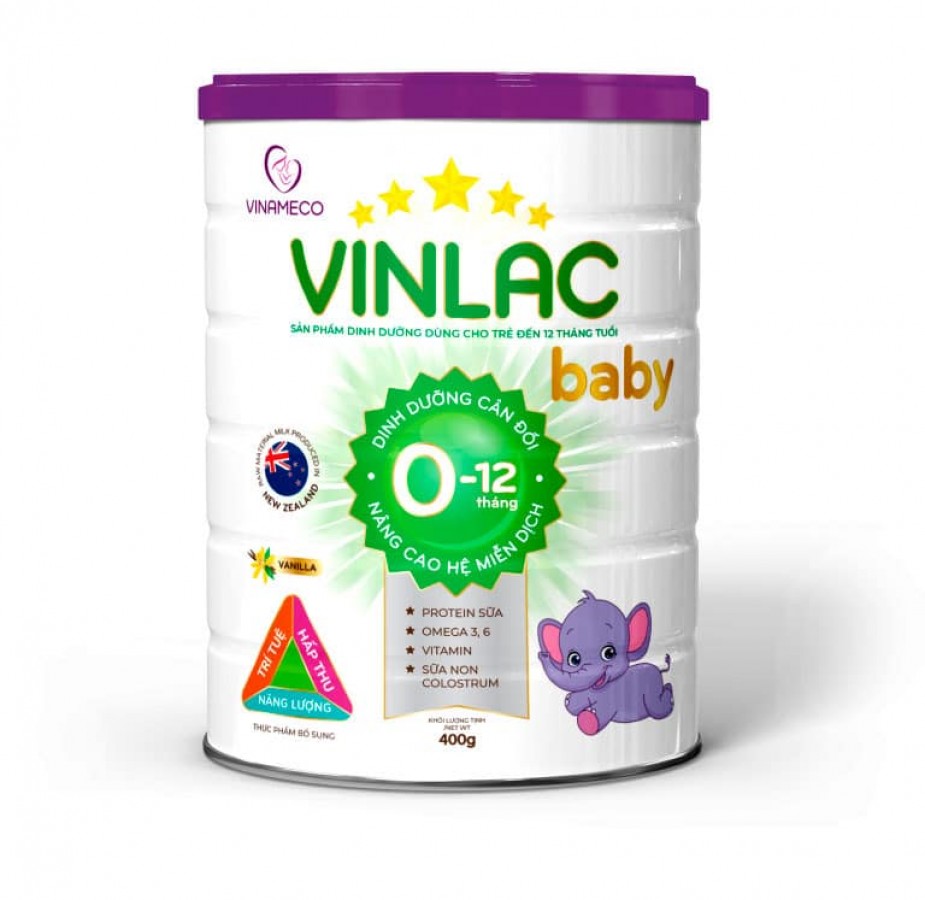Sữa Bột Vinlac Baby Cho Bé Từ 0-12 Tháng