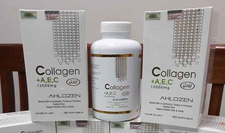 Collagen AEC Gold 12000mg Ahlozen có tác dụng gì cho làn da?
