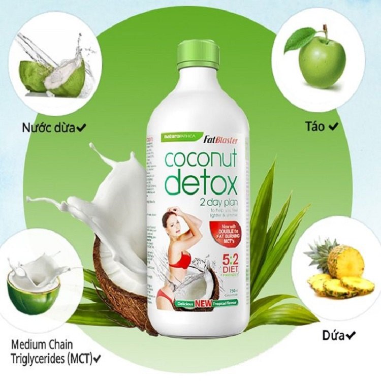 Nước uống Detox Coconut - Hỗ trợ cải thiện cân nặng của Úc 2