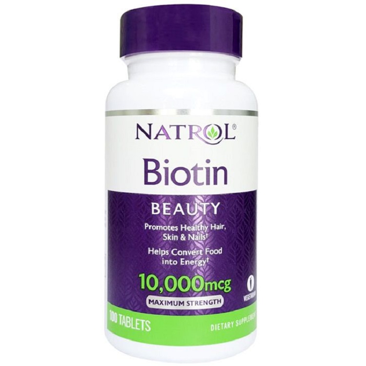 Viên uống Natrol Biotin 10000 Mcg của Mỹ 100 viên 3