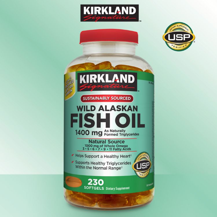 dầu cá kirkland wild alaskan fish oil 1400mg, fish oil 1400mg 230 viên, fish oil kirkland 1400 mg, dầu cá kirkland 1400mg, dầu cá fish oil 1400mg 