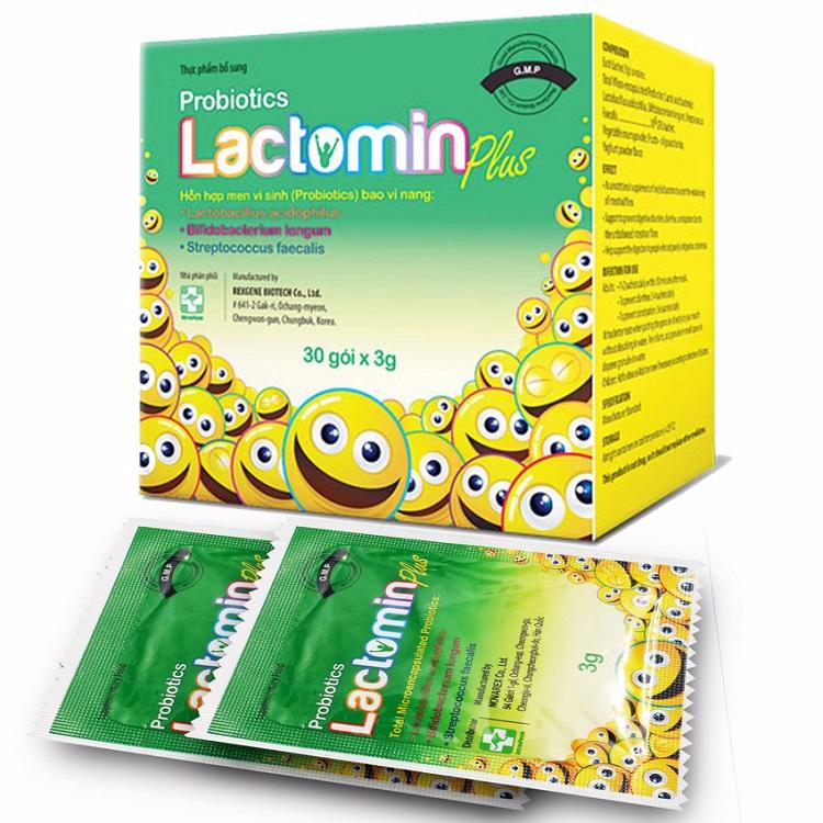 Men vi sinh, Men vi sinh Lactomin, công dụng Men vi sinh Lactomin