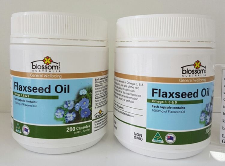 Blossom Flaxseed Oil dầu hạt lanh, tinh dầu Blossom Flaxseed Oil