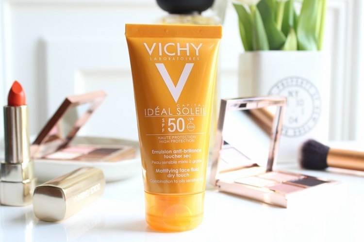 Kem Chống Nắng Vichy Ideal Soleil Dry Touch Face Fluid SPF50