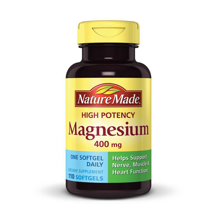 magnesium nature made 400 mg, viên uống magnesium nature made 400 mg