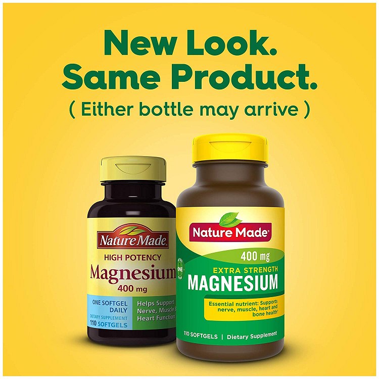 magnesium nature made 400 mg, viên uống magnesium nature made 400 mg