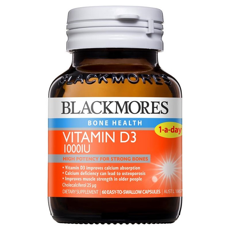 Viên Uống Vitamin D3 1000IU Blackmores